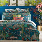 Emma J Shipley Teal Frontier Duvet Covers and Accessories